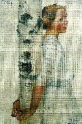 Carl Larsson lisbeth vid bjorkstammamen Germany oil painting artist
